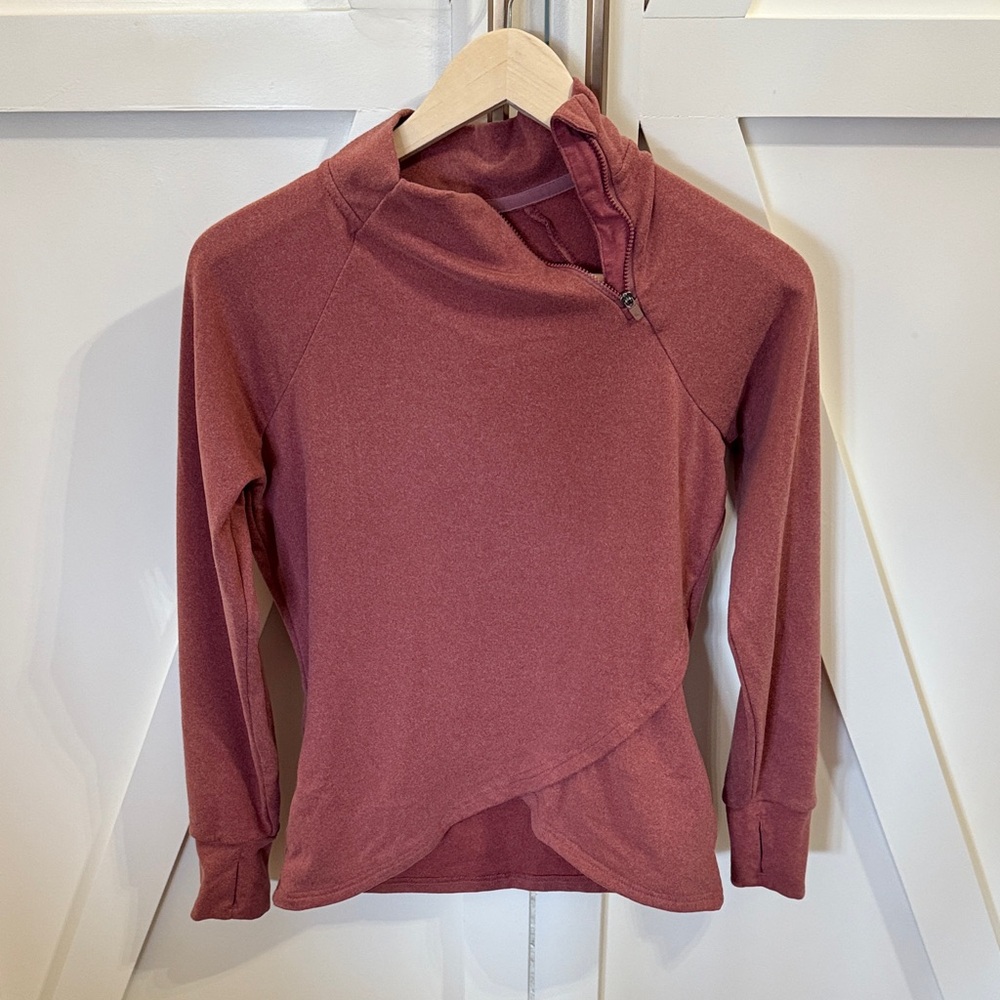 Dusty Rose Long Sleeve Pullover
